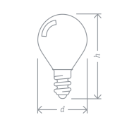 Лампа светодиодная 61 333 NLL-G45-8.5-230-2.7K-E14 8.5Вт шар матовая 2700К тепл. бел. E14 640лм 176-264В Navigator 61333