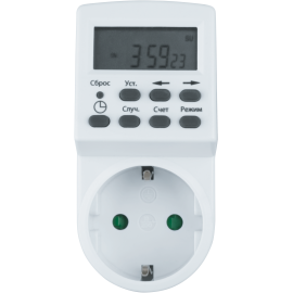 Таймер 61 555 NTR-E-S01-WH розет. электрон. Navigator 61555