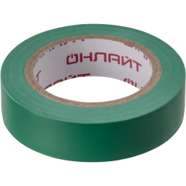 Изолента ПВХ 61 880 OIT-B15-10/G зел. ОНЛАЙТ 61880