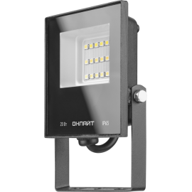 Прожектор светодиодный 61 946 OFL-20-4K-BL-IP65-LED 20Вт 4000К IP65 1600лм черн. ОНЛАЙТ 61946