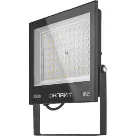Прожектор светодиодный 61 947 OFL-100-4K-BL-IP65-LED 100Вт 4000К IP65 8000лм черн. ОНЛАЙТ 61947