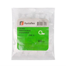 Скоба кабельная СНК 6 (уп.100шт) Fortisflex 66445