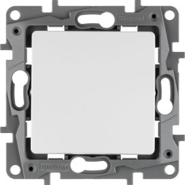 Переключатель 1-кл. СП Etika 10А IP20 250В 10AX безвинтов. зажимы механизм бел. IEK 672205