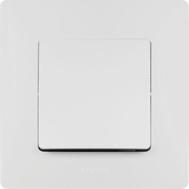 Переключатель 1-кл. СП Etika 10А IP20 250В 10AX безвинтов. зажимы механизм бел. IEK 672205