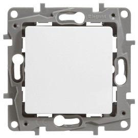 Переключатель 1-кл. СП Etika 10А IP20 250В 10AX безвинтов. зажимы механизм бел. IEK 672205