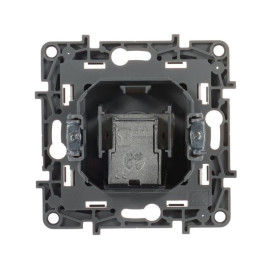 Розетка телевизионная проходная TV СП Etika 14дБ 5-862МГц механизм бел. IEK 672263