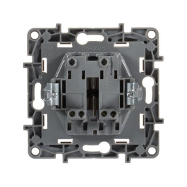 Выключатель 2-кл. СП Etika 10А IP20 250В 10AX безвинтов. зажимы механизм сл. кость IEK 672302