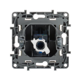 Розетка компьютерная 1-м СП Etika RJ45 кат.5E UTP механизм сл. кость IEK 672341