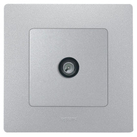 Розетка телевизионная оконечная TV СП Etika 5дБ 5-862МГц механизм алюм. IEK 672465