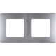 Рамка 2-м Etika алюм. IEK 672552