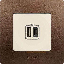 Рамка 1-м Etika какао IEK 672571