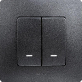 Рамка 1-м Etika антрацит IEK 672581