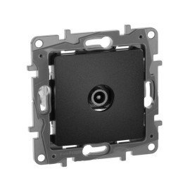 Розетка телевизионная оконечная TV СП Etika 5дБ 5-862МГц механизм антрацит IEK 672665