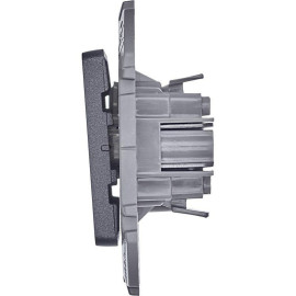 Выключатель 1-кл. Inspiria 10А IP20 250В 10AX механизм антрацит IEK 673603