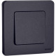 Выключатель 1-кл. Inspiria 10А IP20 250В 10AX механизм антрацит IEK 673603