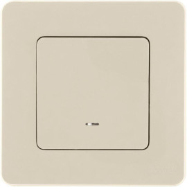 Выключатель 1-кл. Inspiria 10А IP20 250В 10AX с подсветкой/индикацией механизм сл. кость IEK 673611