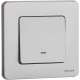 Выключатель 1-кл. Inspiria 10А IP20 250В 10AX с подсветкой/индикацией механизм алюм. IEK 673612