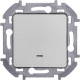 Выключатель 1-кл. Inspiria 10А IP20 250В 10AX с подсветкой/индикацией механизм алюм. IEK 673612