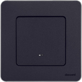 Выключатель 1-кл. Inspiria 10А IP20 250В 10AX с подсветкой/индикацией механизм антрацит IEK 673613