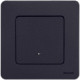 Выключатель 1-кл. Inspiria 10А IP20 250В 10AX с подсветкой/индикацией механизм антрацит IEK 673613