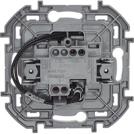 Выключатель 1-кл. Inspiria 10А IP20 250В 10AX с подсветкой/индикацией механизм антрацит IEK 673613
