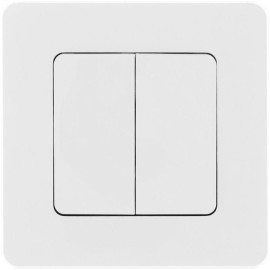 Выключатель 2-кл. Inspiria 10А IP20 250В 10AX механизм бел. IEK 673620