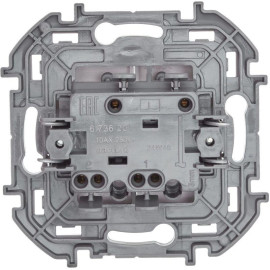 Выключатель 2-кл. Inspiria 10А IP20 250В 10AX механизм бел. IEK 673620