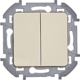 Выключатель 2-кл. Inspiria 10А IP20 250В 10AX механизм сл. кость IEK 673621