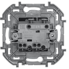 Выключатель 2-кл. Inspiria 10А IP20 250В 10AX механизм антрацит IEK 673623