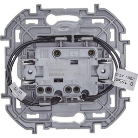 Выключатель 2-кл. Inspiria 10А IP20 250В 10AX с подсветкой/индикацией механизм бел. IEK 673630