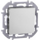 Переключатель 1-кл. Inspiria 10А IP20 250В 10AX механизм алюм. IEK 673652