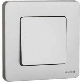 Переключатель 1-кл. Inspiria 10А IP20 250В 10AX механизм алюм. IEK 673652