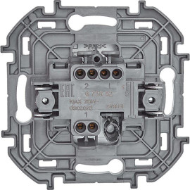 Переключатель 1-кл. Inspiria 10А IP20 250В 10AX механизм алюм. IEK 673652