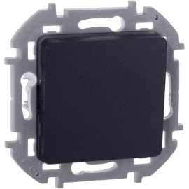 Переключатель 1-кл. Inspiria 10А IP20 250В 10AX механизм антрацит IEK 673653