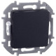 Переключатель 1-кл. Inspiria 10А IP20 250В 10AX механизм антрацит IEK 673653