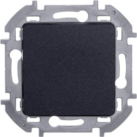 Переключатель 1-кл. Inspiria 10А IP20 250В 10AX механизм антрацит IEK 673653