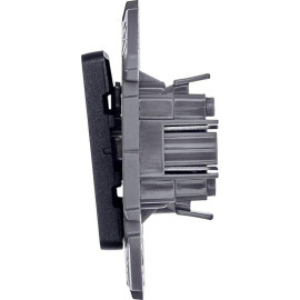 Переключатель 1-кл. Inspiria 10А IP20 250В 10AX механизм антрацит IEK 673653