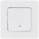 Переключатель 1-кл. Inspiria 10А IP20 250В 10AX с подсветкой/индикацией механизм бел. IEK 673660