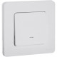 Переключатель 1-кл. Inspiria 10А IP20 250В 10AX с подсветкой/индикацией механизм бел. IEK 673660