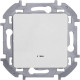 Переключатель 1-кл. Inspiria 10А IP20 250В 10AX с подсветкой/индикацией механизм бел. IEK 673660