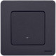 Переключатель 1-кл. Inspiria 10А IP20 250В 10AX с подсветкой/индикацией механизм антрацит IEK 673663
