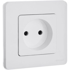 Розетка 1-м СП Inspiria 16А IP20 250В 2P механизм бел. IEK 673710
