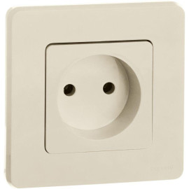 Розетка 1-м СП Inspiria 16А IP20 250В 2P механизм сл. кость IEK 673711