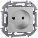 Розетка 1-м СП Inspiria 16А IP20 250В 2P механизм алюм. IEK 673712
