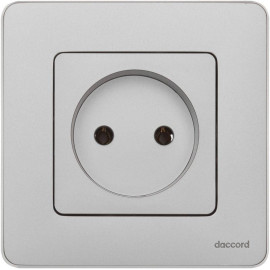 Розетка 1-м СП Inspiria 16А IP20 250В 2P механизм алюм. IEK 673712