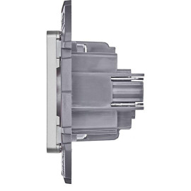 Розетка 1-м СП Inspiria 16А IP20 250В 2P механизм алюм. IEK 673712