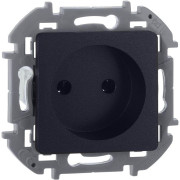 Розетка 1-м СП Inspiria 16А IP20 250В 2P механизм антрацит IEK 673713