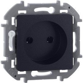 Розетка 1-м СП Inspiria 16А IP20 250В 2P механизм антрацит IEK 673713