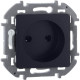 Розетка 1-м СП Inspiria 16А IP20 250В 2P механизм антрацит IEK 673713