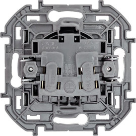 Розетка 1-м СП Inspiria 16А IP20 250В 2P механизм антрацит IEK 673713